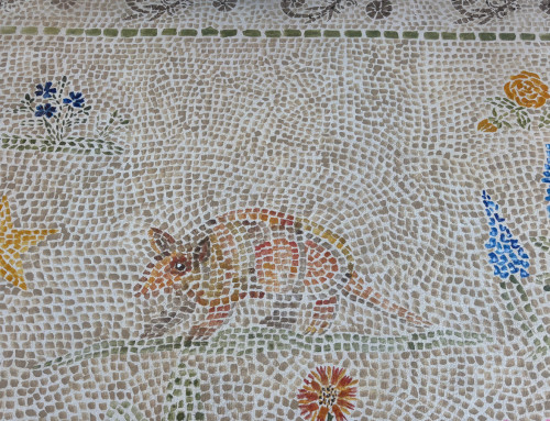 A Mosaic Mock Up for A Texas Farm House